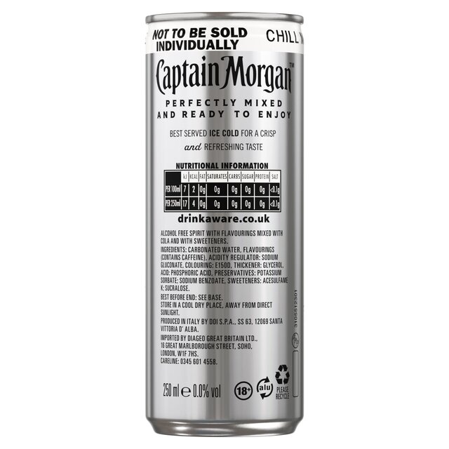 Captain Morgan & Cola 0.0% Alcohol Free thumbnail 4