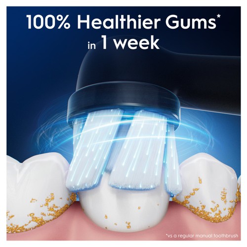 Oral-B iO Gentle Care Black Toothbrush Heads Refills thumbnail 2