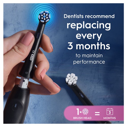 Oral-B iO Gentle Care Black Toothbrush Heads Refills thumbnail 4