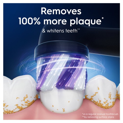 Oral-B iO Radiant White Black Toothbrush Heads Refills thumbnail 2