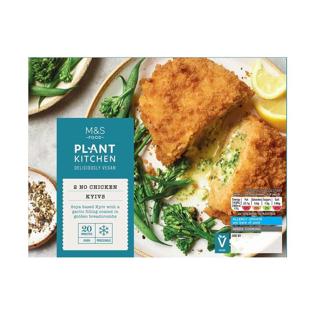 M&S Plant Kitchen Vegan No Chicken Kyiv thumbnail 2