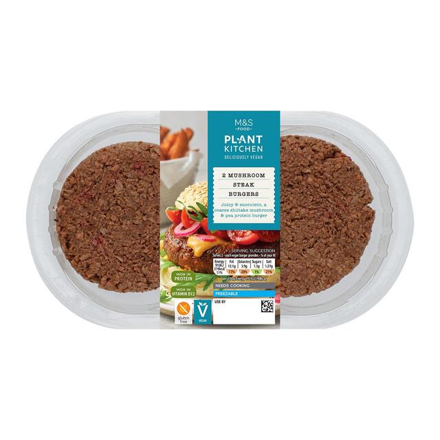M&S Plant Kitchen 2 Steak Burgers thumbnail 2