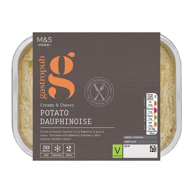M&S Gastropub Oven Baked Potato Dauphinoise Side thumbnail 2