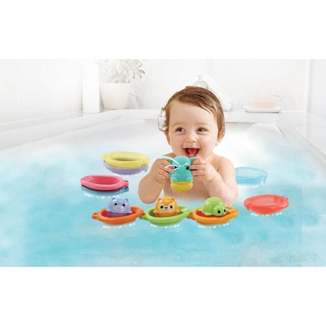 VTech Stack & Splash Bathtime Boats thumbnail 3