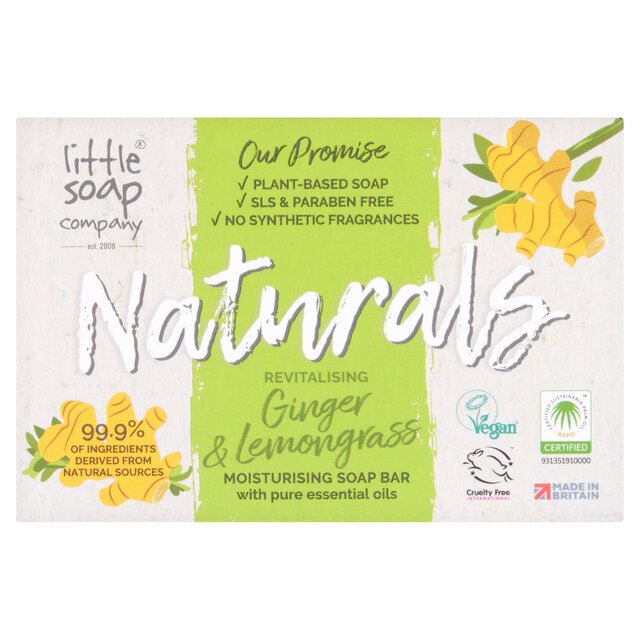 Little Soap Company Naturals Bar Soap Lemongrass & Ginger 100g
