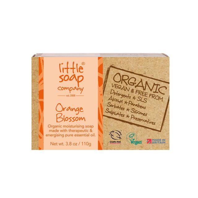 Little Soap Company Organic Bar Soap Orange Blossom 110g