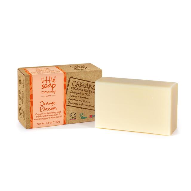 Little Soap Company Organic Bar Soap Orange Blossom 110g thumbnail 2
