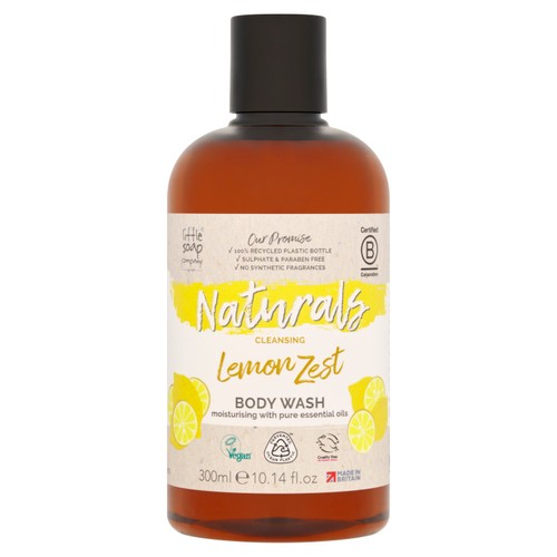 Little Soap Company Naturals Liquid Lemon Zest Body Wash 300ml