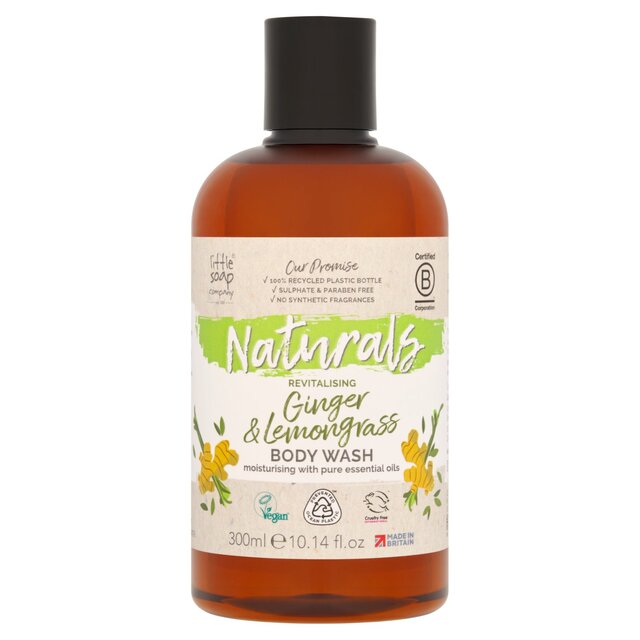 Little Soap Company Naturals Liquid Ginger & Lemongrass Body Wash 300ml