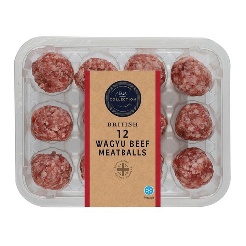 M&S Collection 12 Wagyu Beef Meatballs