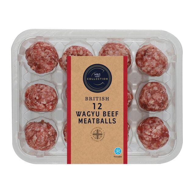 M&S Collection 12 Wagyu Beef Meatballs
