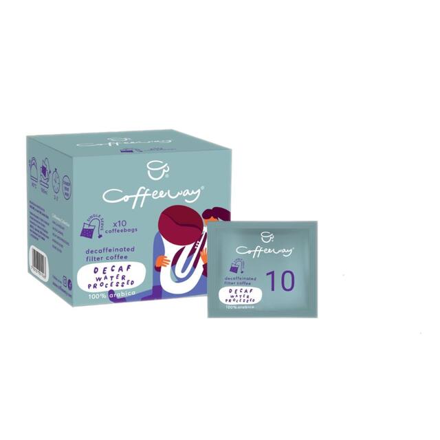 Coffeeway Decaf Water Processed Single Serve Coffee Bags thumbnail 2