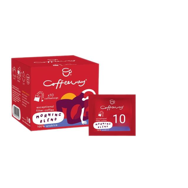 Coffeeway Morning Blend Single Serve Flavoured Coffee Bags thumbnail 2