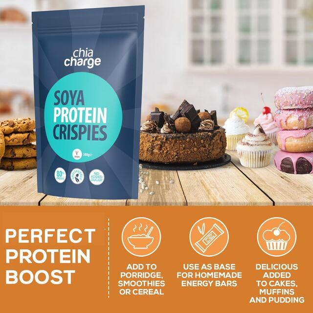 Chia Charge Soya Protein Crispies 80% thumbnail 5