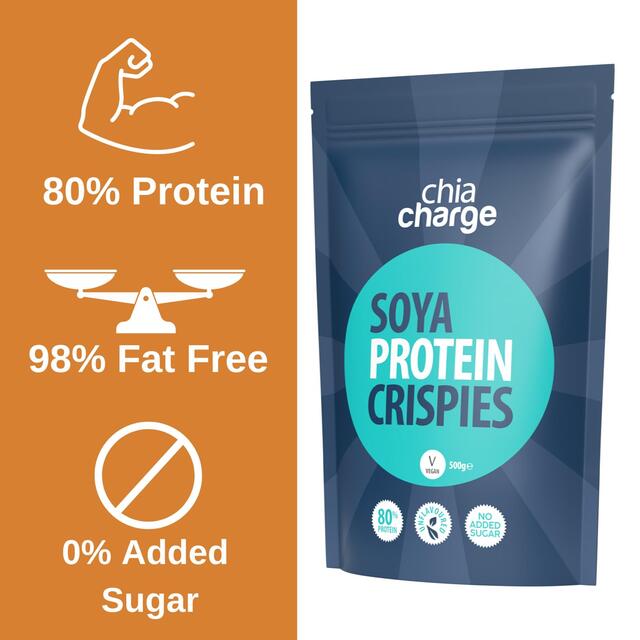 Chia Charge Soya Protein Crispies 80% thumbnail 2
