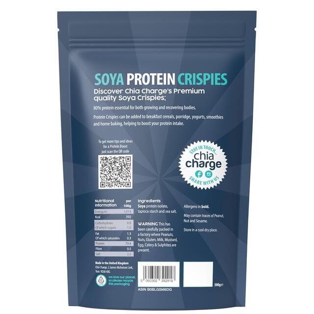 Chia Charge Soya Protein Crispies 80% thumbnail 7