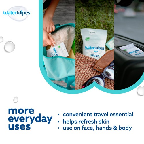 WaterWipes On The Go Wipes 10 wipes thumbnail 6