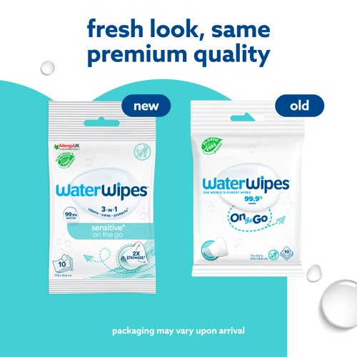 WaterWipes On The Go Wipes 10 wipes thumbnail 7