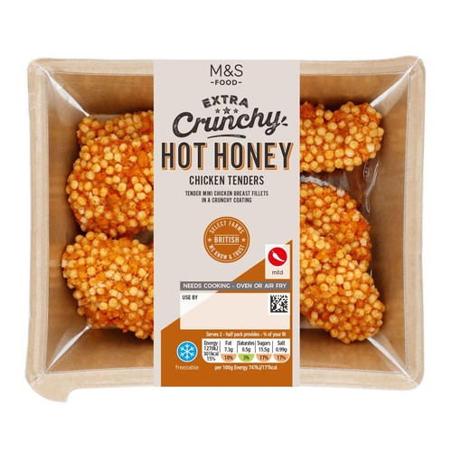 M&S Extra Crunchy Hot Honey Puffed Chicken Tenders thumbnail 2