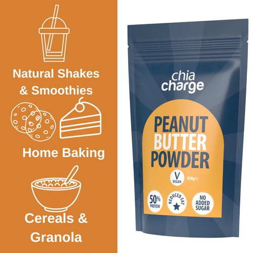 Chia Charge Peanut Butter Powder 50% Protein thumbnail 3