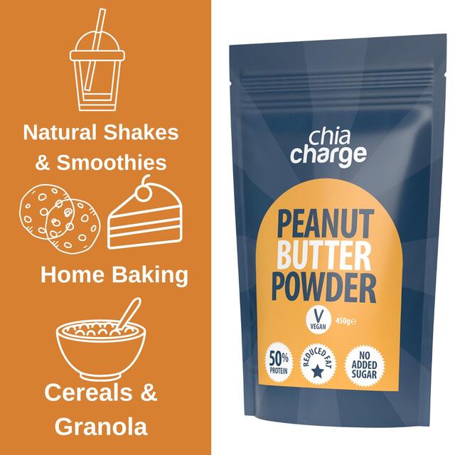 Chia Charge Peanut Butter Powder 50% Protein thumbnail 3