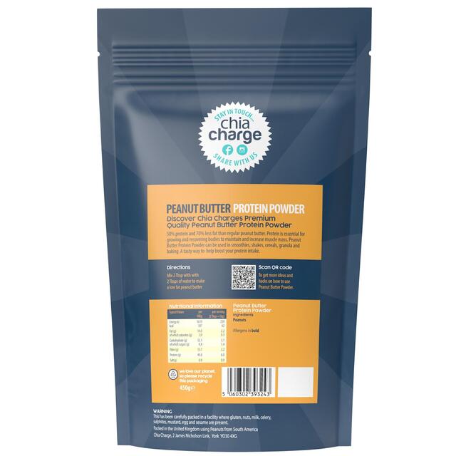 Chia Charge Peanut Butter Powder 50% Protein thumbnail 4