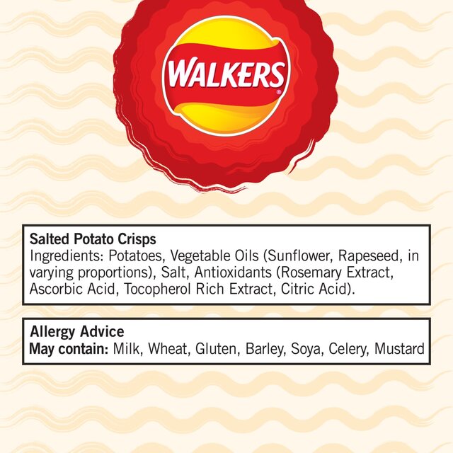 Walkers Crinkles Simply Salted Multipack Crisps thumbnail 4