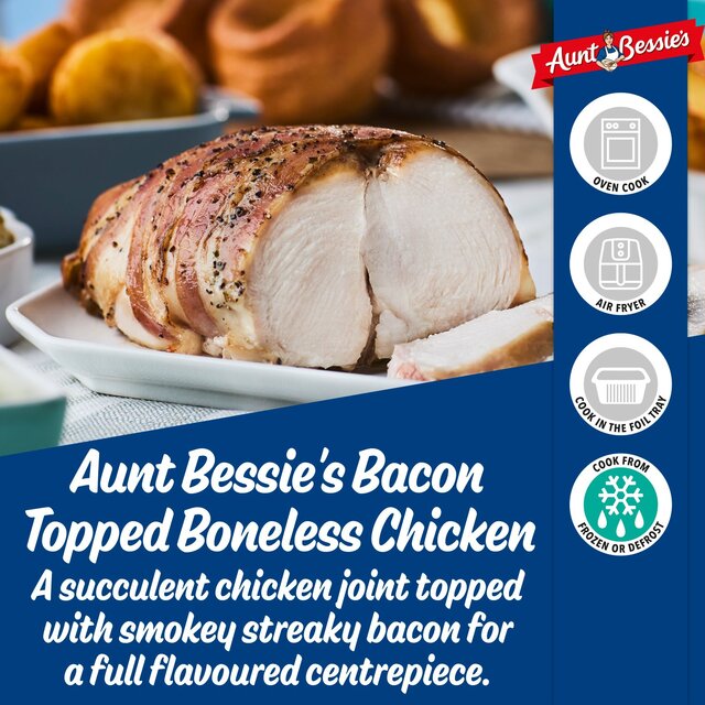 Aunt Bessie's Bacon Topped Boneless Chicken Joint thumbnail 3