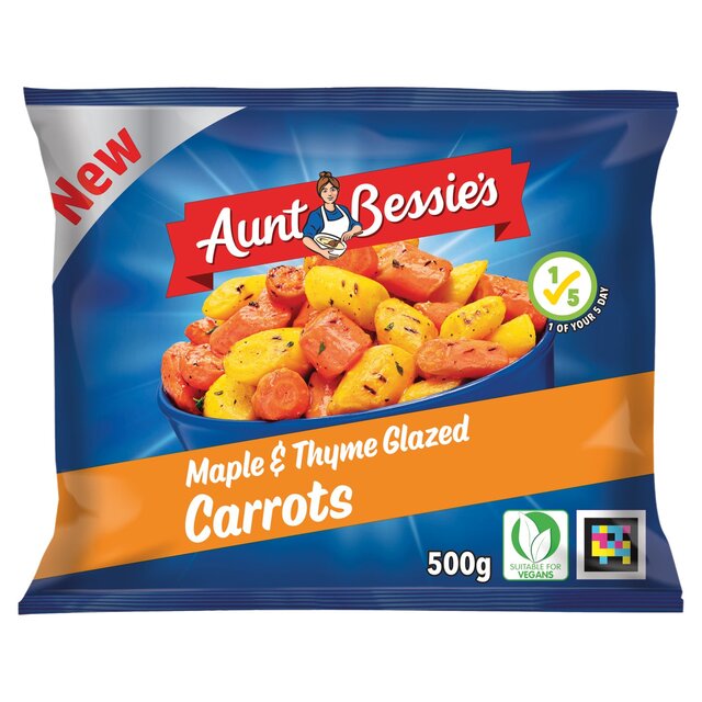 Aunt Bessie's Maple & Thyme Glazed Carrots