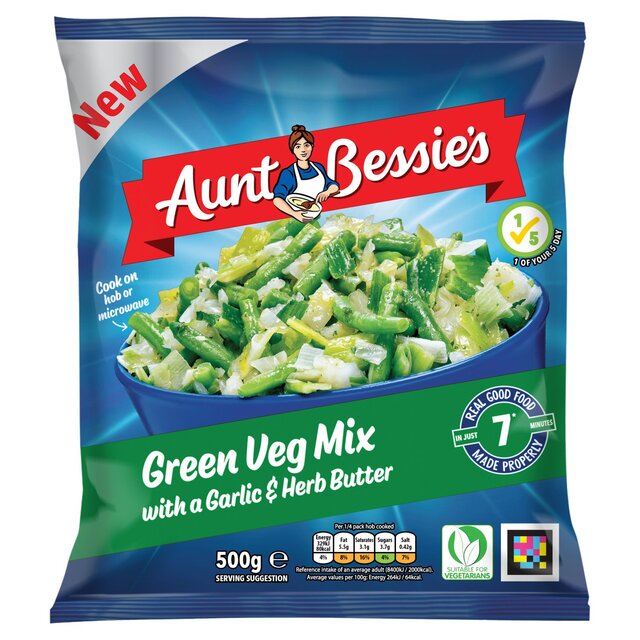 Aunt Bessie's Green Veg Mix with a Garlic & Herb Butter thumbnail 2