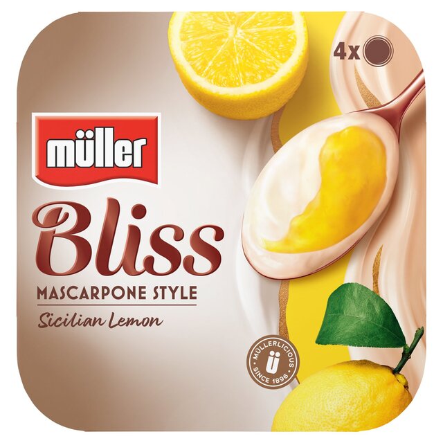 Muller Bliss Mascarpone Sicilian Lemon Yogurts thumbnail 3