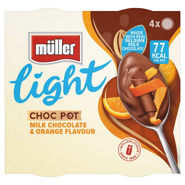 Muller Light Choc Pot Smooth Belgian Chocolate & Orange Flavour thumbnail 2