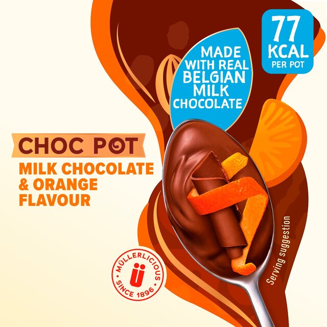 Muller Light Choc Pot Smooth Belgian Chocolate & Orange Flavour thumbnail 3