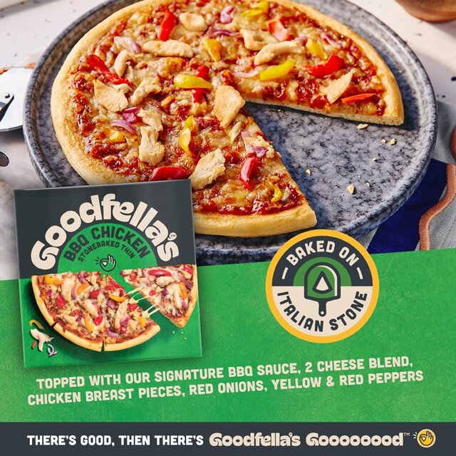 Goodfella's Stonebaked Thin BBQ Chicken Pizza thumbnail 3
