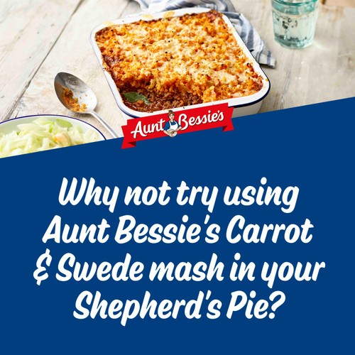 Aunt Bessie's Sweet & Tasty Carrot & Swede Mash thumbnail 2