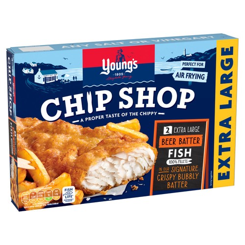 Young's Chip Shop XL Beer Battered Fish Fillets thumbnail 2