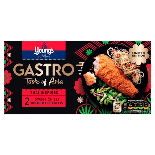 Young's Gastro Taste of Asia 2 Breaded Sweet Chilli Fillets