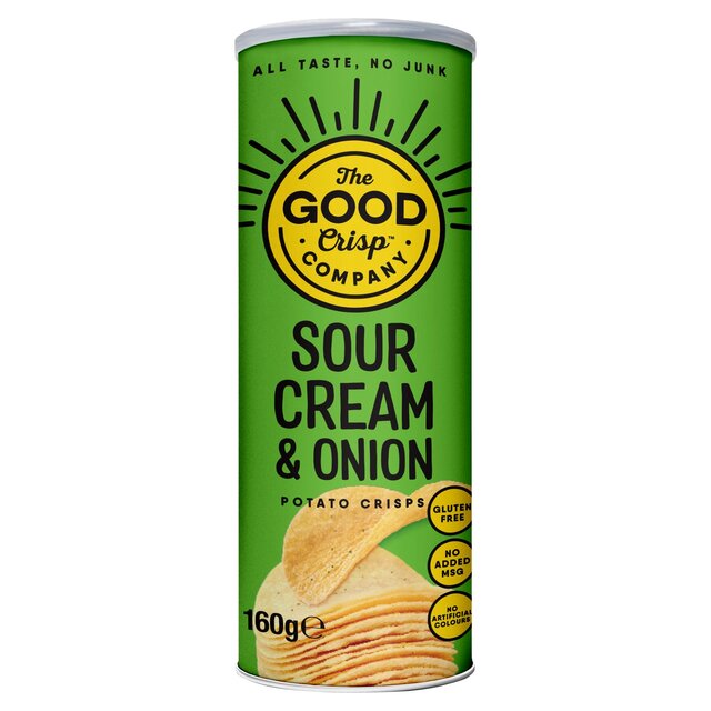 The Good Crisp Co Sour Cream & Onion Potato Crisps