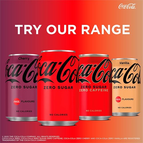 Coca-Cola Zero Sugar Cherry thumbnail 3