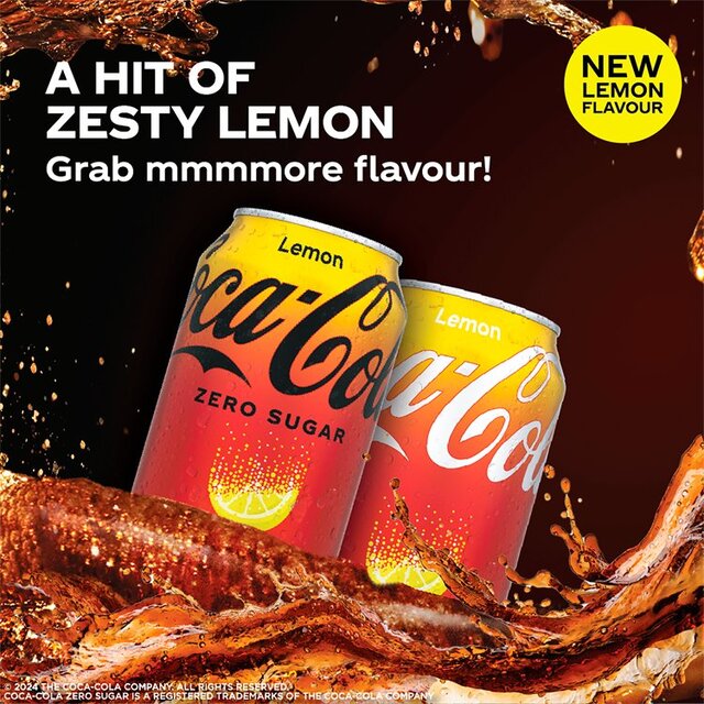 Coca-Cola Zero Sugar Lemon thumbnail 2