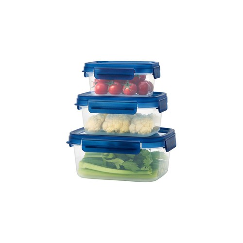 LocknLock NestnLock Blue Container Set, 3pc