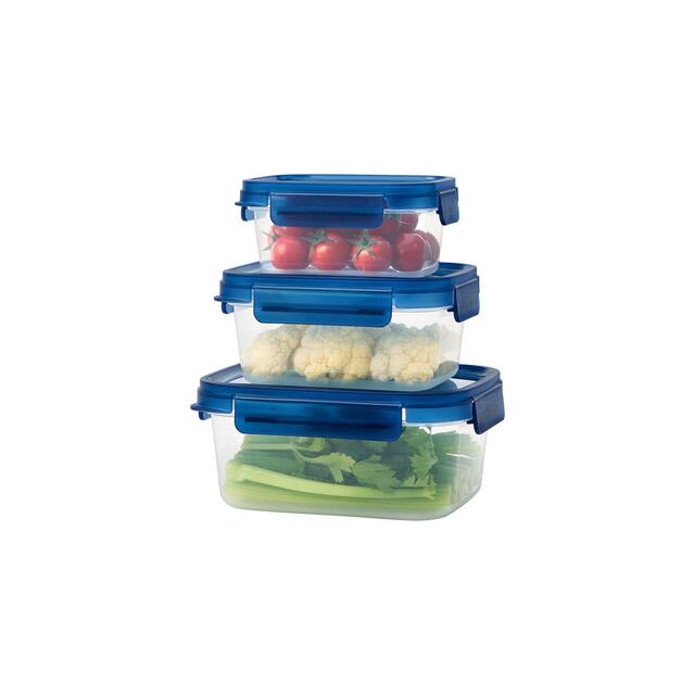 LocknLock NestnLock Blue Container Set, 3pc
