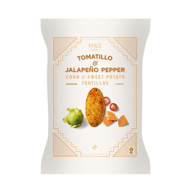 M&S Tomatillo & Jalapeno Sweet Potato Tortillas