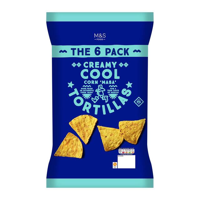 M&S Creamy Cool Tortilla Chips Multipack thumbnail 2