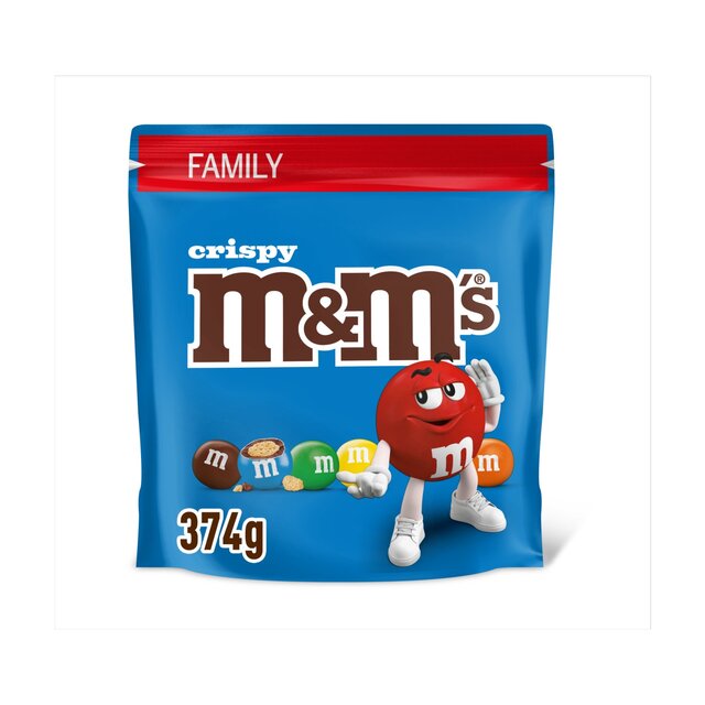 M&M's Crispy Milk Chocolate Family Sharing Bag