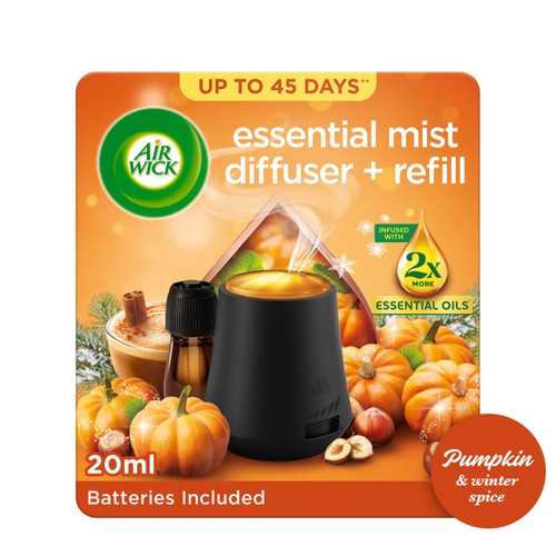 Airwick Essential Mist Kit Pumpkin Spice & Everything Nice