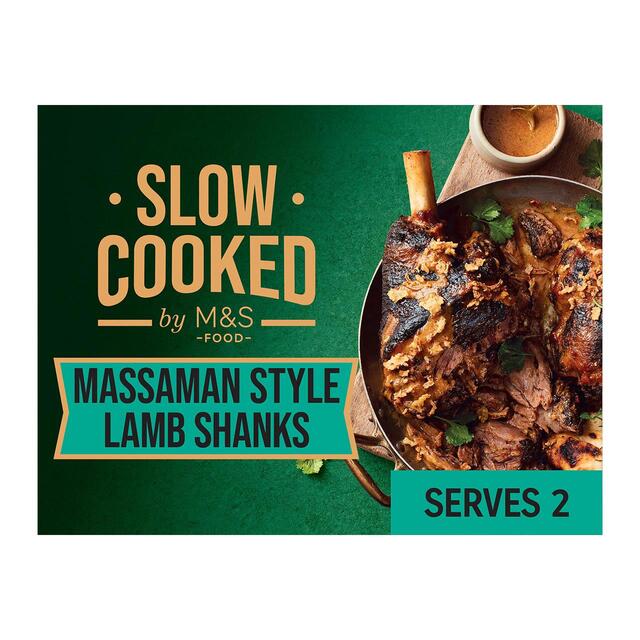 M&S 2 Slow Cooked Massaman Curry Lamb Shanks