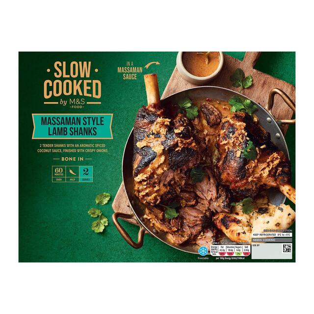 M&S 2 Slow Cooked Massaman Curry Lamb Shanks thumbnail 2