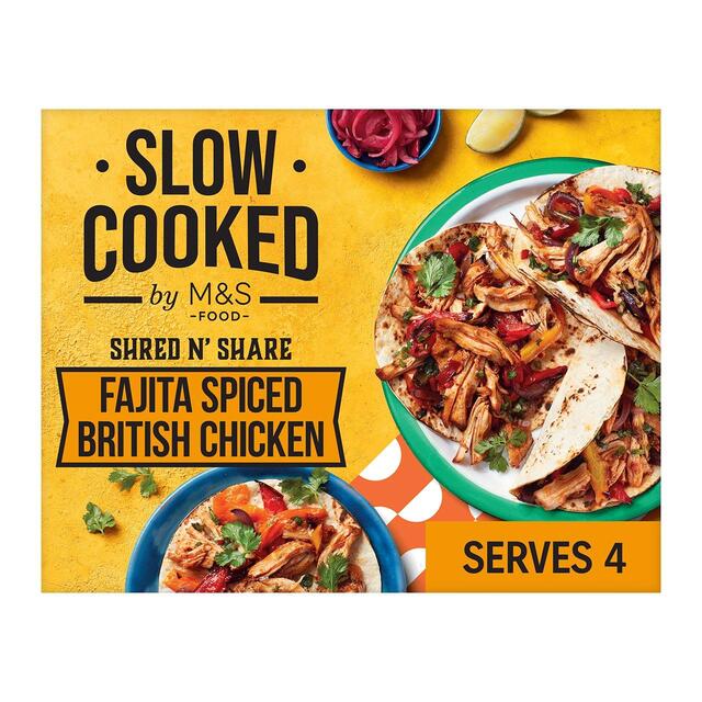 M&S Pulled Fajita Spiced Chicken Thighs