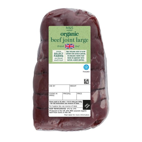 M&S Organic Beef Roasting Joint thumbnail 3